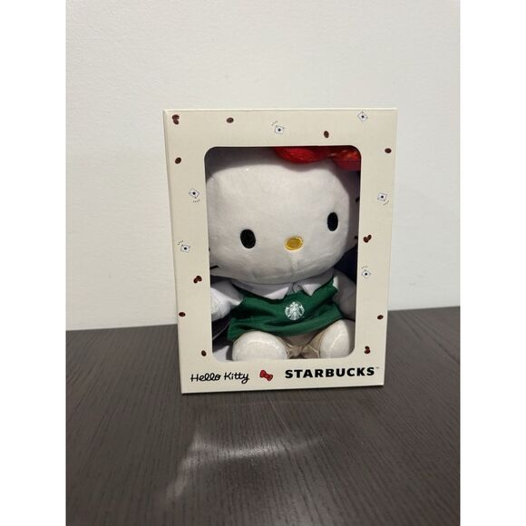 Hello Kitty Plush Special Edition Starbucks Collab Limited 2025 xHello New Rare - Picture 2 of 2